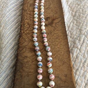 Vintage Colorful Beaded Necklace